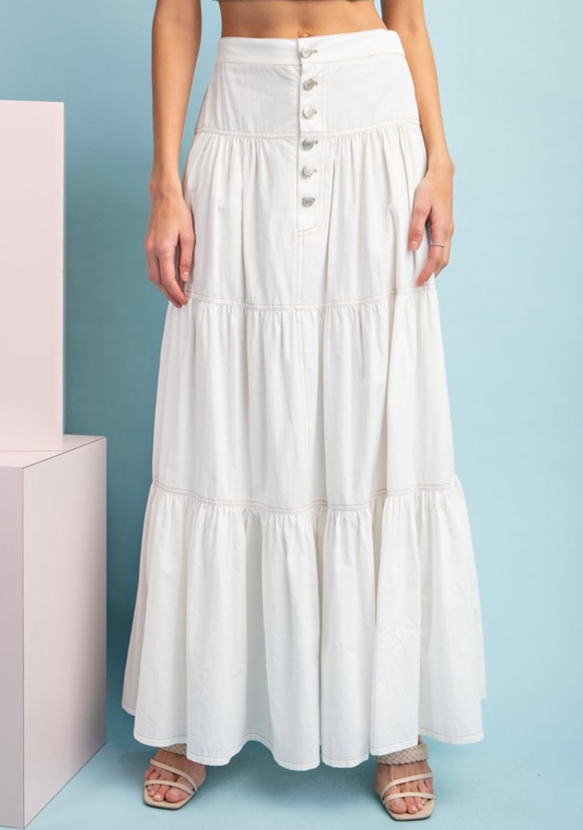 White Maxi Skirt